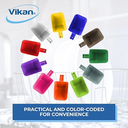 Vikan Remco 63002 Color-Coded Plastic Hand Scoop - Image 5