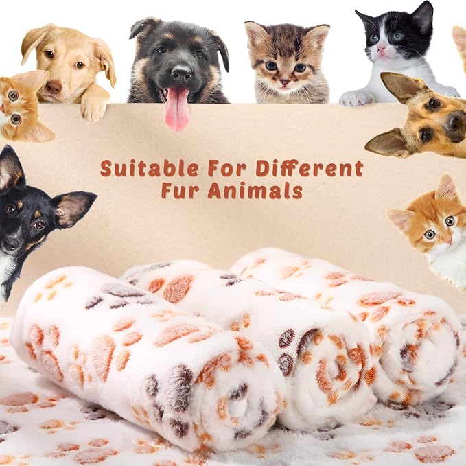Tegeme 8 Pcs Fleece Dog Blankets - Image 7