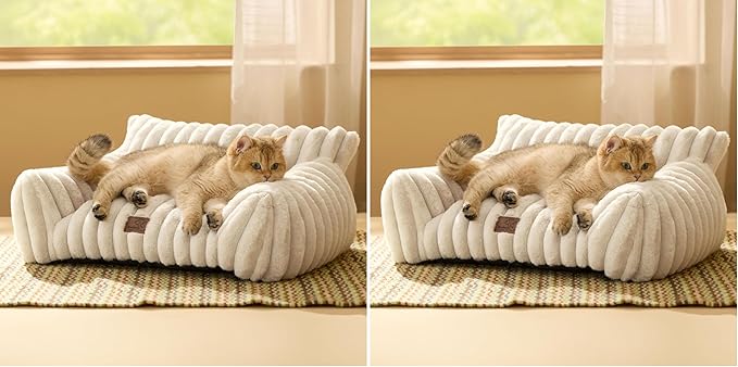 Bedsure Cute Cat Couch for Pets by BEDSURE