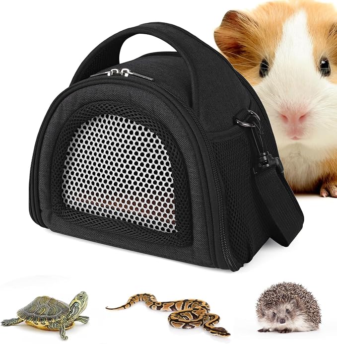 YUDODO Hamster Carrier Guinea Pig Carrier Bag Small Animal Sugar Glider Pouch by YUDODO