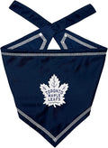 Pets First NHL Toronto Maple Leafs TIE Bandana, Size Large/X-Large. Dog Bandana by PETSFIRST
