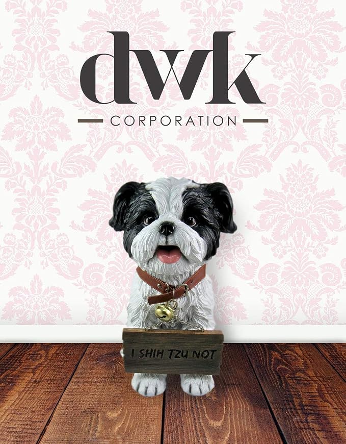 DWK Front Porch Dog Outdoor Welcome Sign Decorative Statue | Cute Dog Welcome - Image 6
