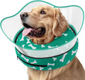 Supet Raised Inflatable Dog Cone Collar to Stop Licking, Soft Dog Cone by Supet