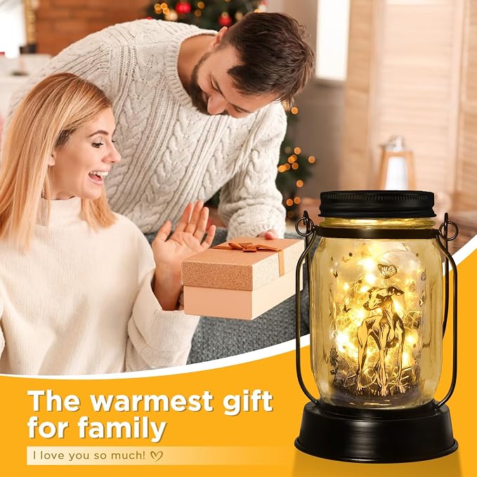 Greyhound Gifts for Women/Men Greyhound Solar Lanterns Mom Birthday Speedster - Image 5