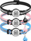 3 Pack Cotton Breakaway Cat Collars by Taghelp