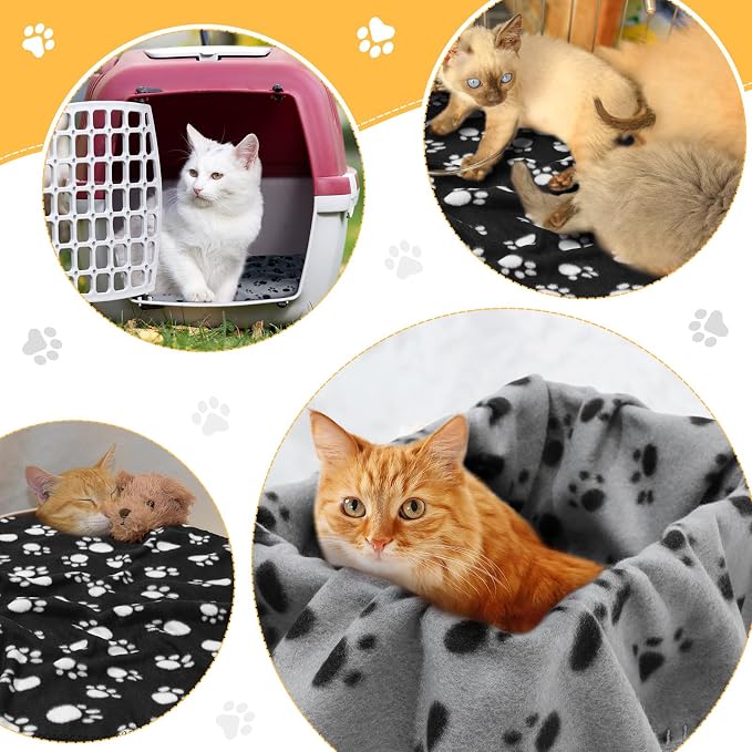 Tegeme 12 Pieces Fleece Blankets - Image 5