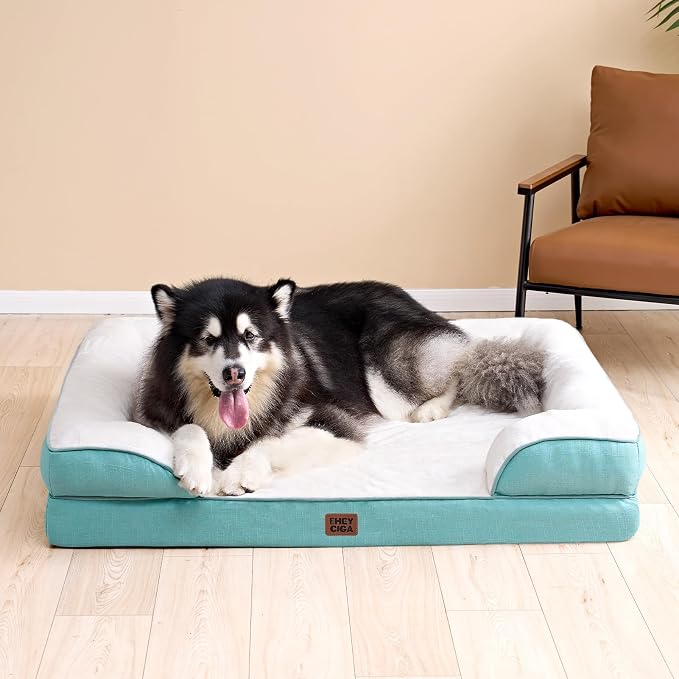 EHEYCIGA Orthopedic Dog Beds for Extra Large Dogs, Waterproof Memory Foam XL - Image 9