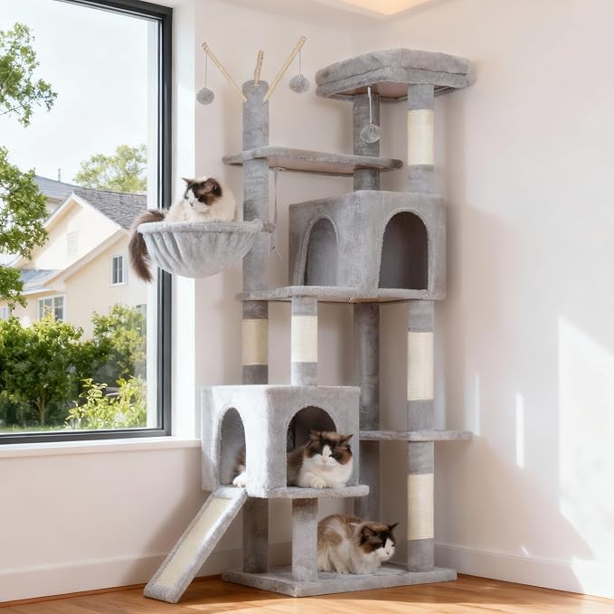 Hey-brother Cat Tree Tower, Sturdy Scratching Posts - Image 7