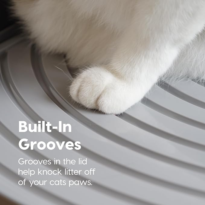 IRIS USA Cat Litter Box, Large Top Entry - Image 4