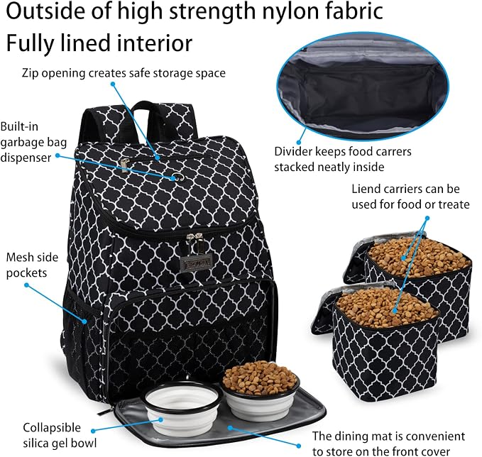 BAGLHER丨Dog Travel Bag, Airline Approved Pet Supplies Backpack, Dog Travel - Image 4