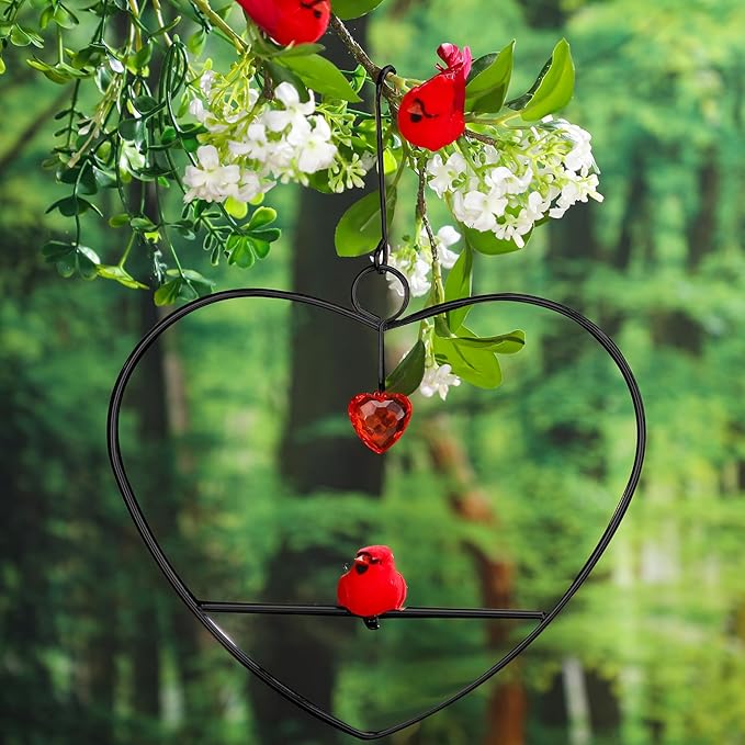 LemonRoad Hummingbird Swing, Tweet Heart Birdie Swing, Copper Hummingbird Perch - Image 7
