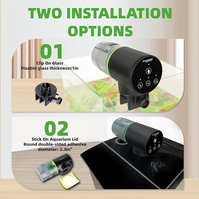 FREESEA Automatic Fish Feeder for Aquarium: Vacation Food Dispenser - Image 6