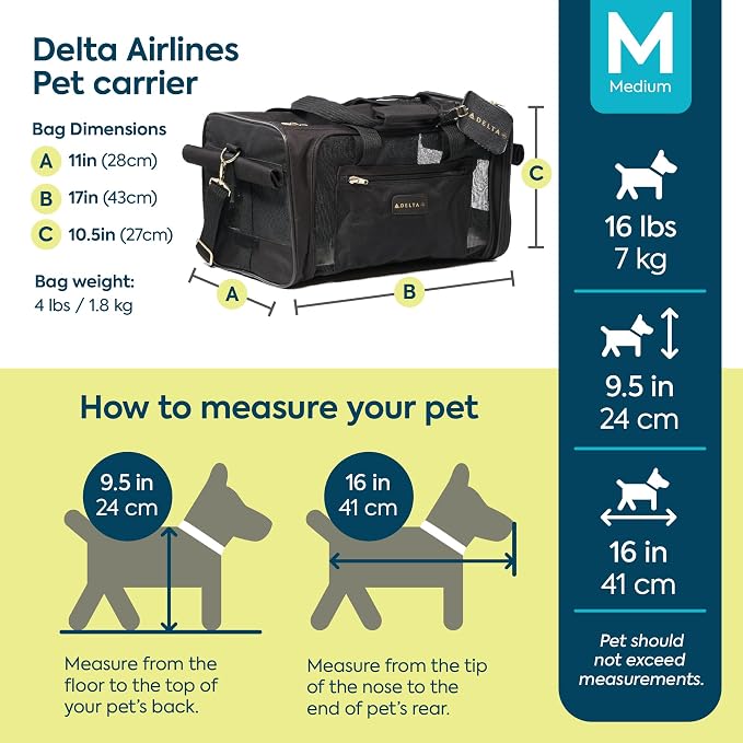 Sherpa Delta Airlines Travel Pet Carrier, Airline Approved & Guaranteed On Board - Image 3