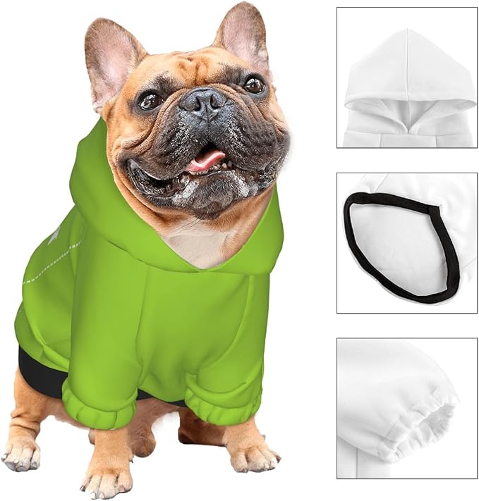 Dog Clothes, Custom Dog Hooded Sweatshirt, Personalized Pet Costume Robe Shirt - Image 3