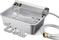 Automatic Dog Water Dispenser, 2 Gallons 304 Stainless Steel Large Dog Water by PetSuppliesDesignerBrand