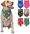Christmas Dog Bandanas Santa Claus Dogs Scarf by PAPIAMENPET