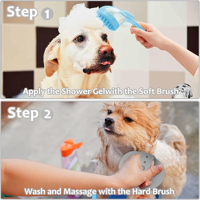ELEGX Pet Grooming Bath Massage Brush - Image 5