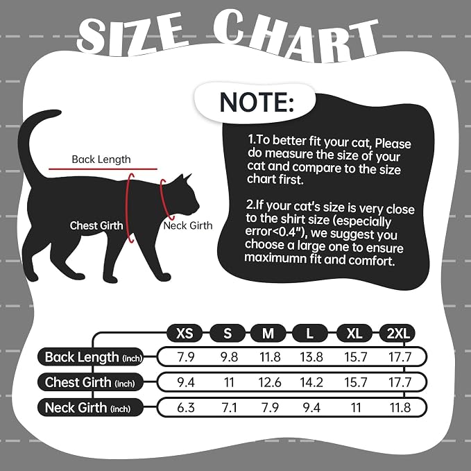 QBLEEV Cat Tuxedo Suit, Sphynx Cat Suit - Image 2
