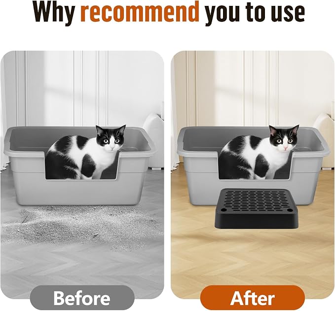 Cat Litter Box Ramp, Litter Box Step Mat - Image 5