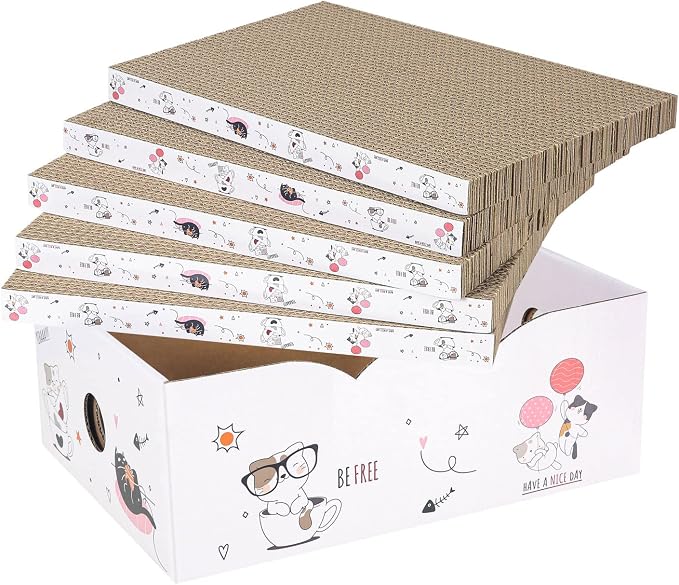 5 Packs in 1 Cat Scratch Pad by Catinarla