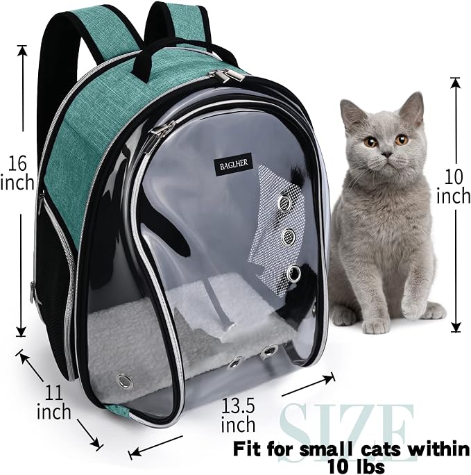 BAGLHER Cat Carrier Backpack Bubble - Image 5