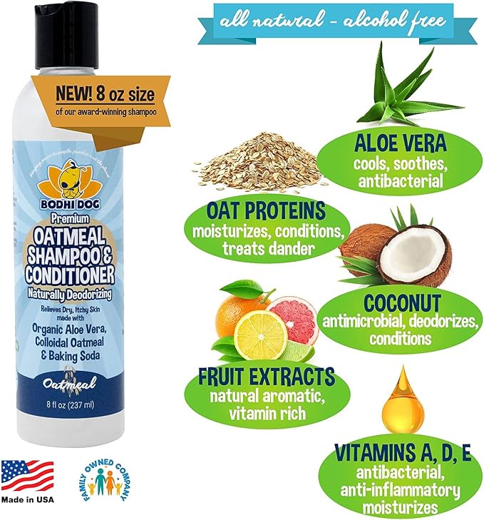 Bodhi Dog Shampoo Brush & Oatmeal Shampoo and Conditioner Bundle - Image 9