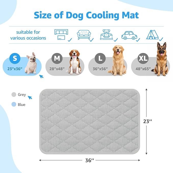LOOBANI Dog Cooling Mat for Small Dogs/Cats - Image 4
