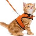 PUPTECK Soft Mesh Cat Vest Harness and Leash Set Puppy Padded Pet Harnesses by PUPTECK