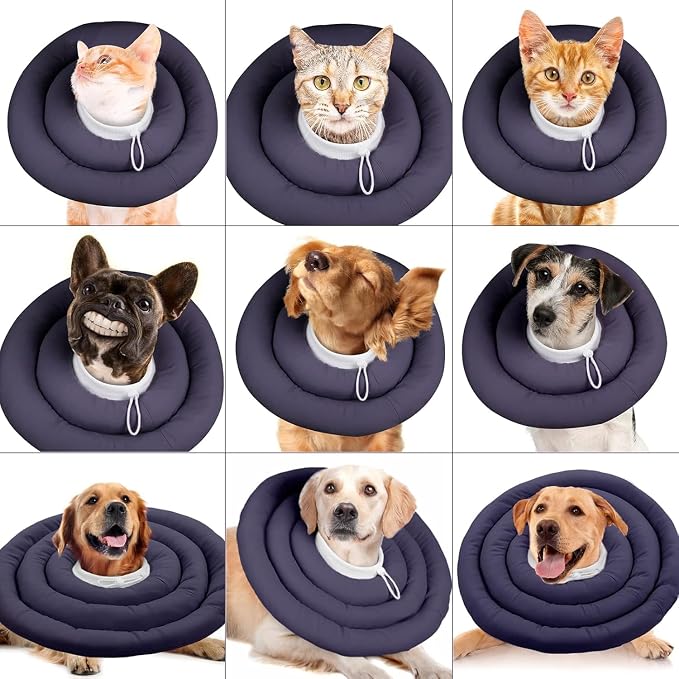 IDOMIK Dog Recovery Collar, Waterproof Soft Dog Cone After Surgery, Comfy - Image 8
