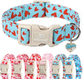 Valentines Dog Collar for Small Dogs by Babolepet
