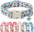 Valentines Dog Collar for Large Dogs by Babolepet