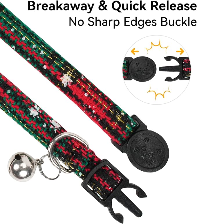 Joytale Upgraded Christmas Cat Collar - Image 5