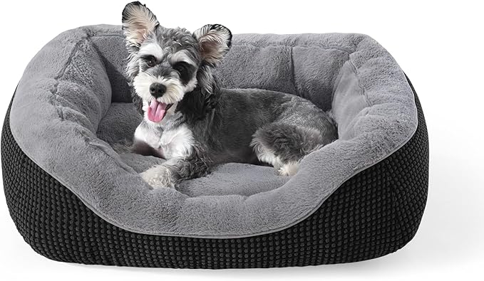 INVENHO Small Dog Bed Washable Orthopedic Calming Warming Durable Pet Bed by INVENHO