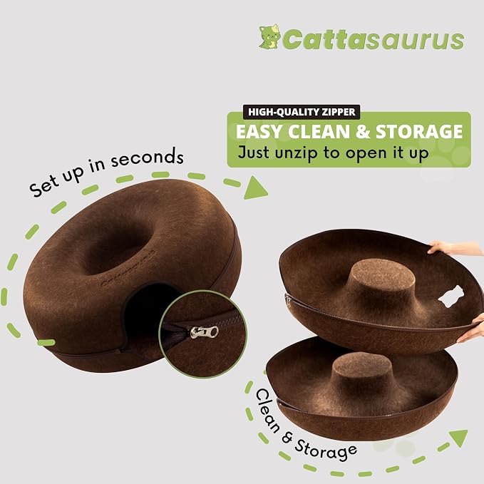 Cattasaurus Peekaboo Cat Cave Donut - Image 5