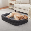 Orthopedic Dog Bed for Large Dogs Breeds, High Density Egg Crate Foam Dog Sofa by DEBANGHOME