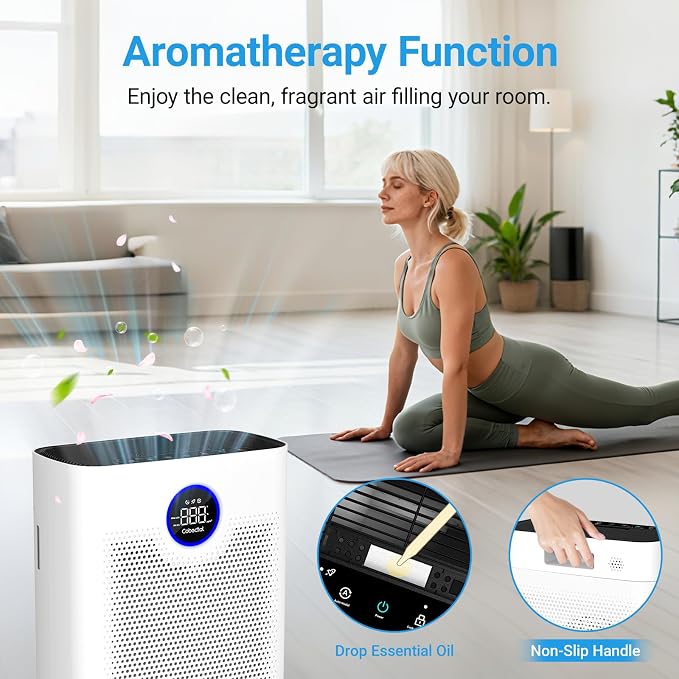 Air Purifiers for Home Large Room Up to 2216 Ft², Cobectal Pet Air Cleaner - Image 5
