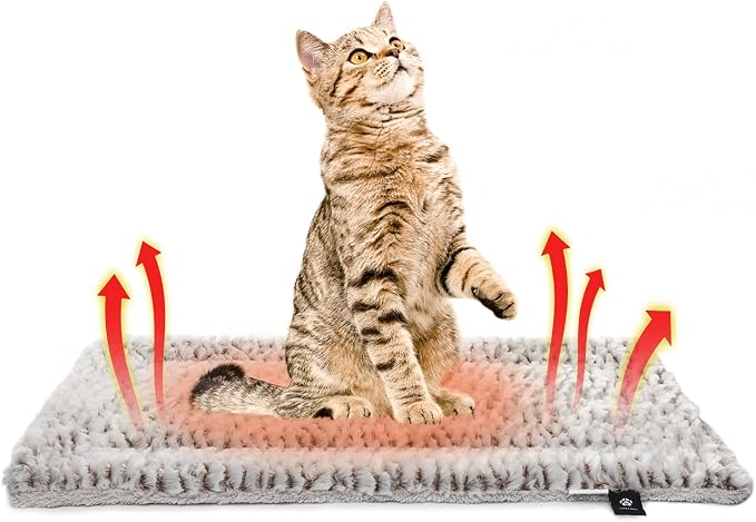 Self Heating Cat Pad Self Warming Cat Bed 22" x 17" Thermal Mat Extra Warm Pet by MoraPets