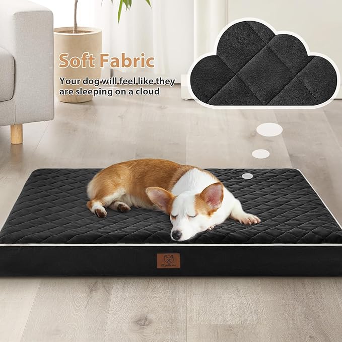 WNPETHOME Orthopedic Dog Bed for Crate, Waterproof Extra Large Dogs Bed - Image 2