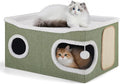Cat Beds for Indoor Cats, Extra Wide Cat Cube House for Multi Cats, Foldable by Shikha
