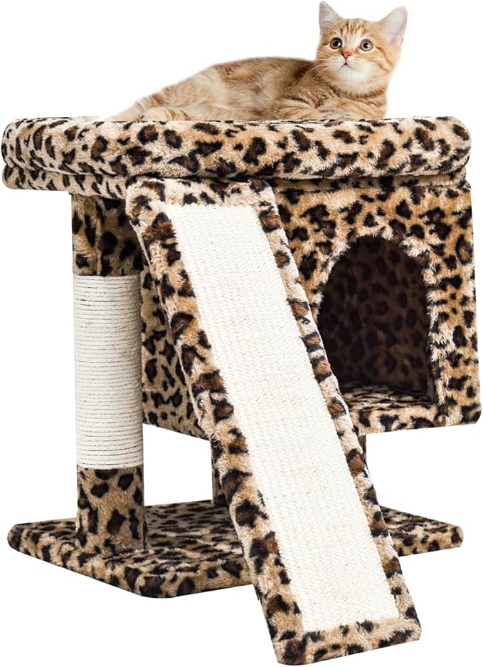 SYANDLVY Small Leopard Print Cat Tree by SYANDLVY