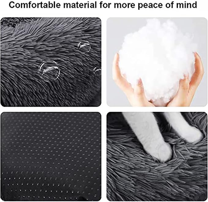 Nisrada Dog Bed for Small Medium Large Dogs, 27 inch Calming Dogs Bed, - Image 2