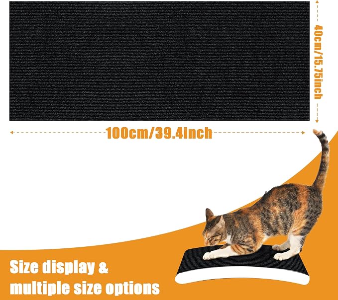 cat Scratching mat Self-Adhesive, Trimmable Furniture Protector - Image 2