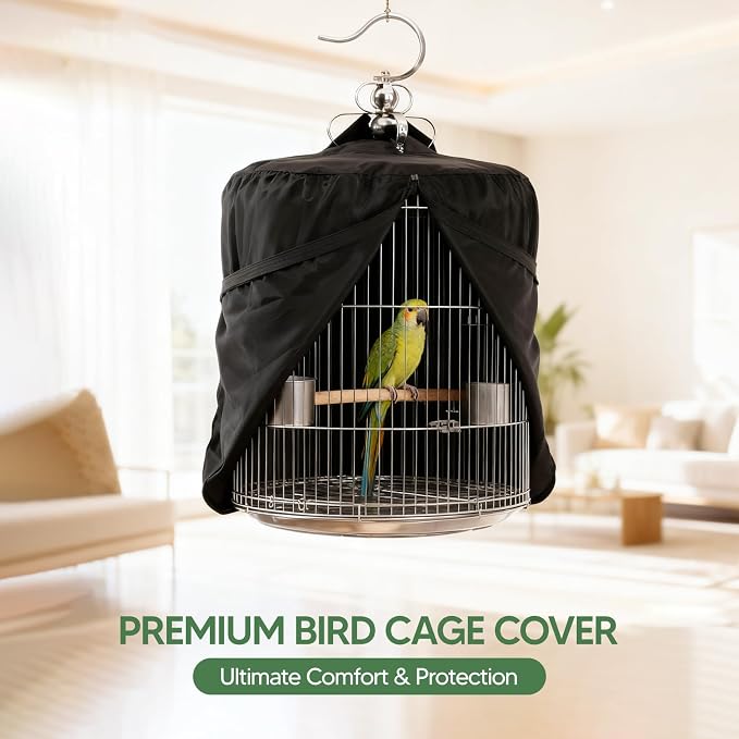 Bird Cage Cover Birdcage Cover Protector Washable Sunproof Dustproof Windproof - Image 2