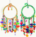 KATUMO Bird Toys 2 Pack Parrot Swings Conure Rope Rings Parakeet Perches by KATUMO