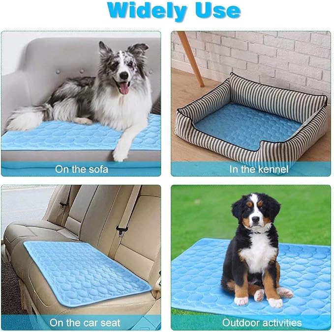 Washable Dog Cooling Mat Ice Silk Cooling Mat - Image 3