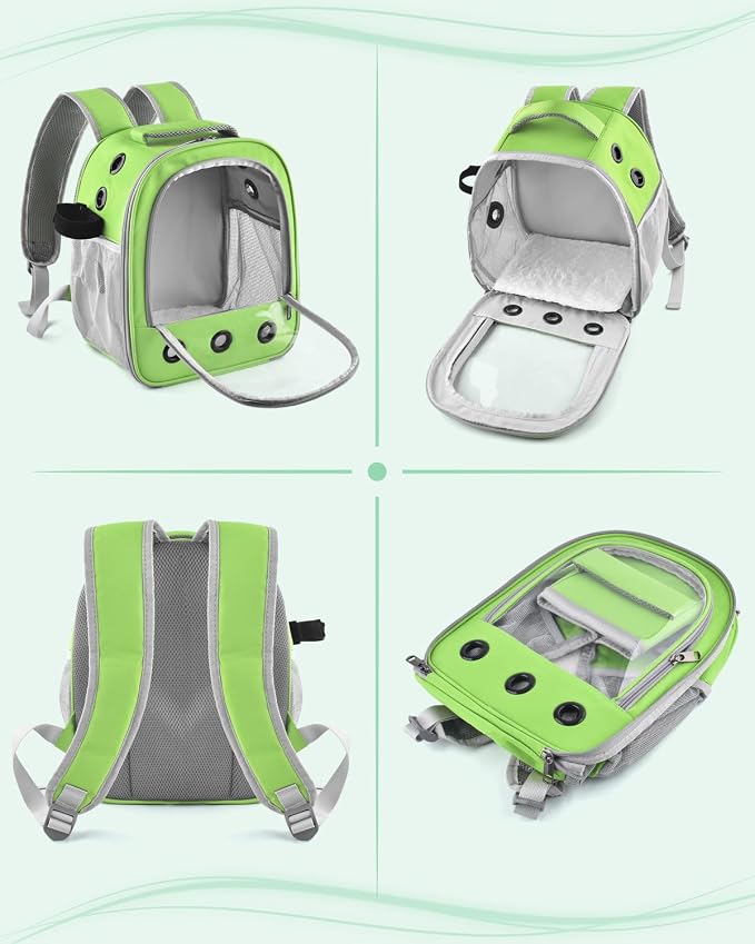 Guinea Pig Carrier Backpack, Portable Rabbit Travel Carring Bag - Image 3