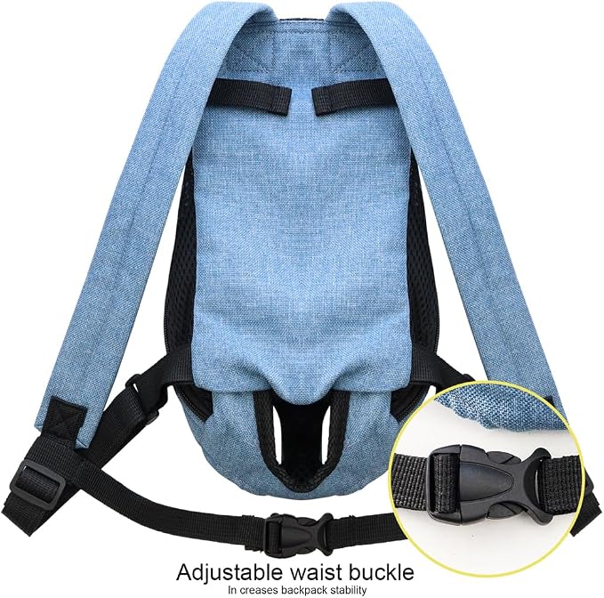 Pet Carrier Backpack, Adjustable Backpack Legs Out Easy-fit Chest Carrier - Image 4