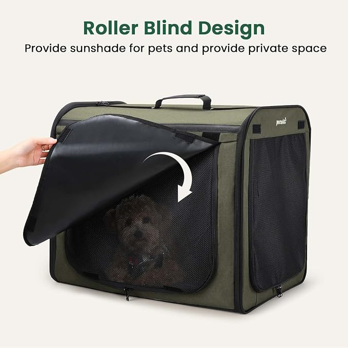 Dog Car Carrier Light Weight 24×17.7×20.5in, Dog Carrier Easy to Assemble - Image 7
