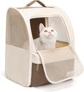 Cat Carrier Backpack, Steel Wire Frame More Stable, 600D Wear-Resistant Oxford by Petshome