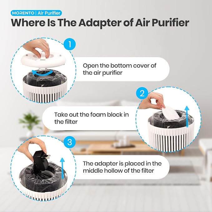 Air Purifiers for Bedroom Home for Smoke Pet Dander Odors, Air Purifier - Image 8